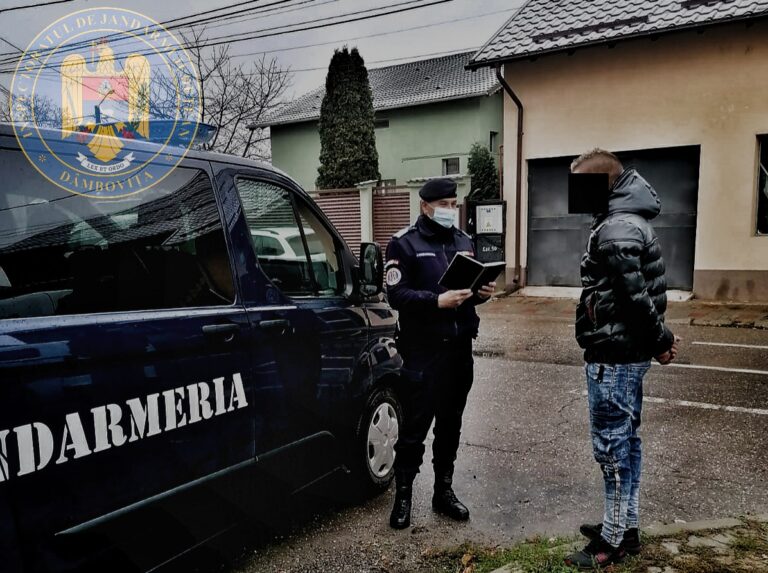 Persoanele care circulă după ora 23.00, în atenția jandarmilor dâmbovițeni