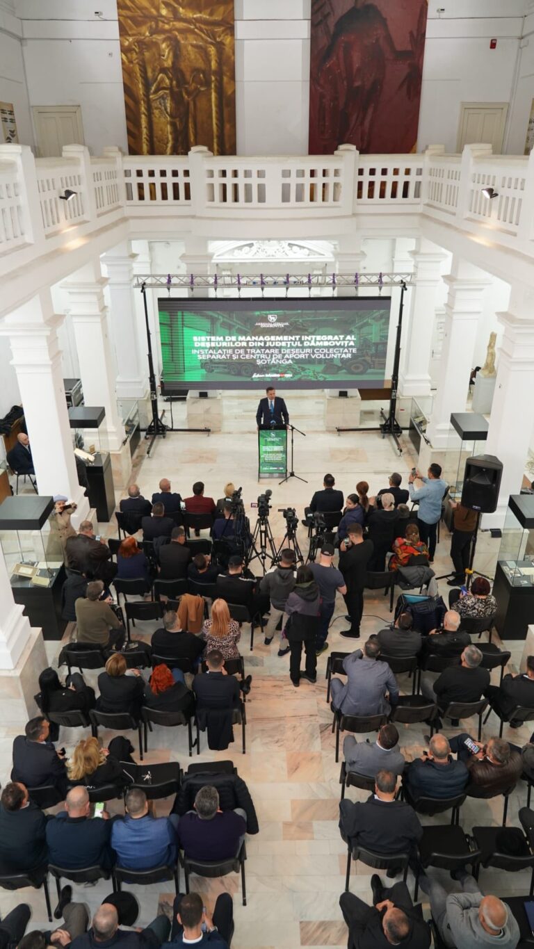 De la problemă la soluție: Dâmbovița investește în viitor! Sistem integrat de management al deșeurilor, finanțat cu peste 618 milioane lei!