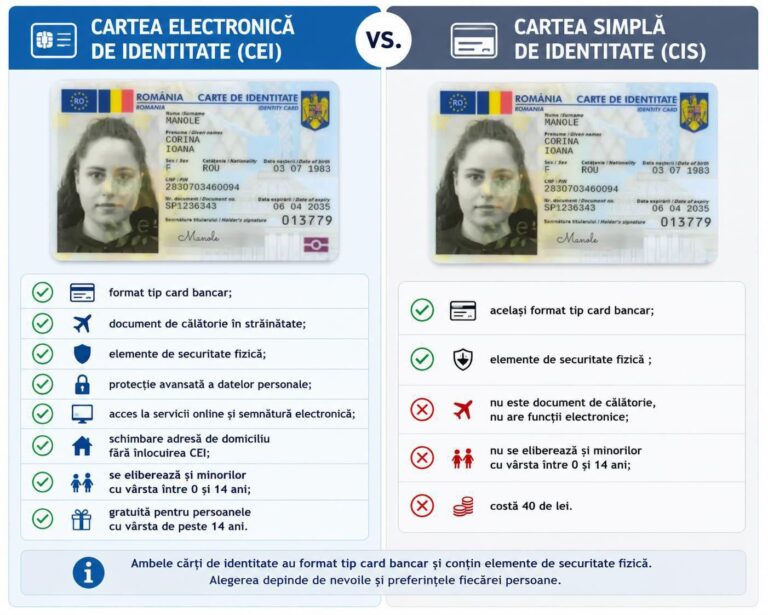 PRIMA CARTE ELECTRONICĂ DE IDENTITATE POATE FI OBȚINUTĂ GRATUIT PÂNĂ LA 30 IUNIE 2026