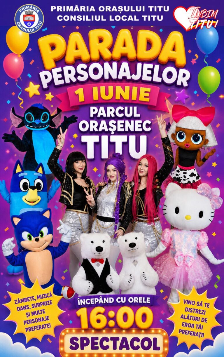 1 Iunie – Ziua Copilului se sărbătorește la Titu!