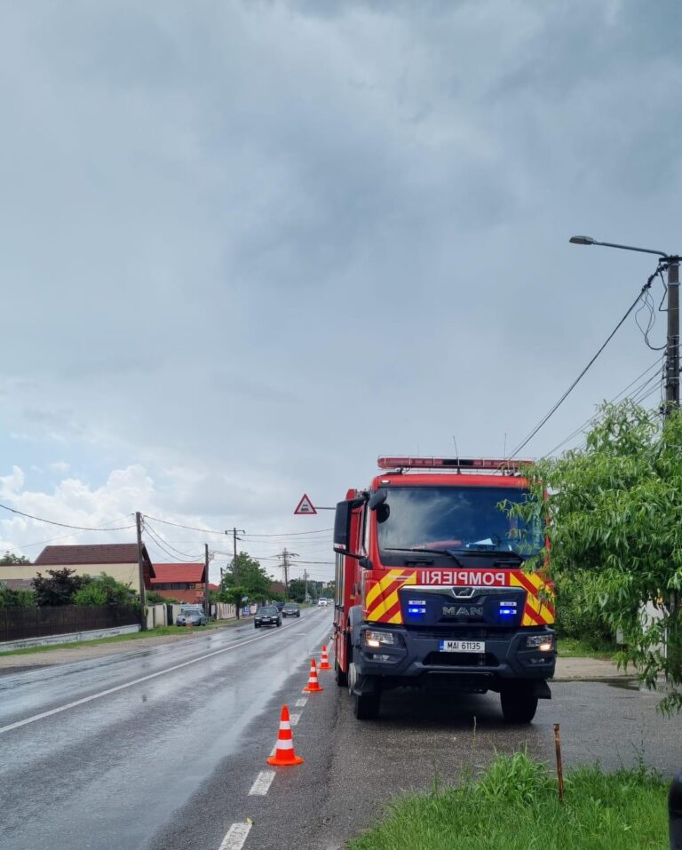 ISU Dâmbovița: Intervenții  în urma manifestării fenomenelor meteorologice