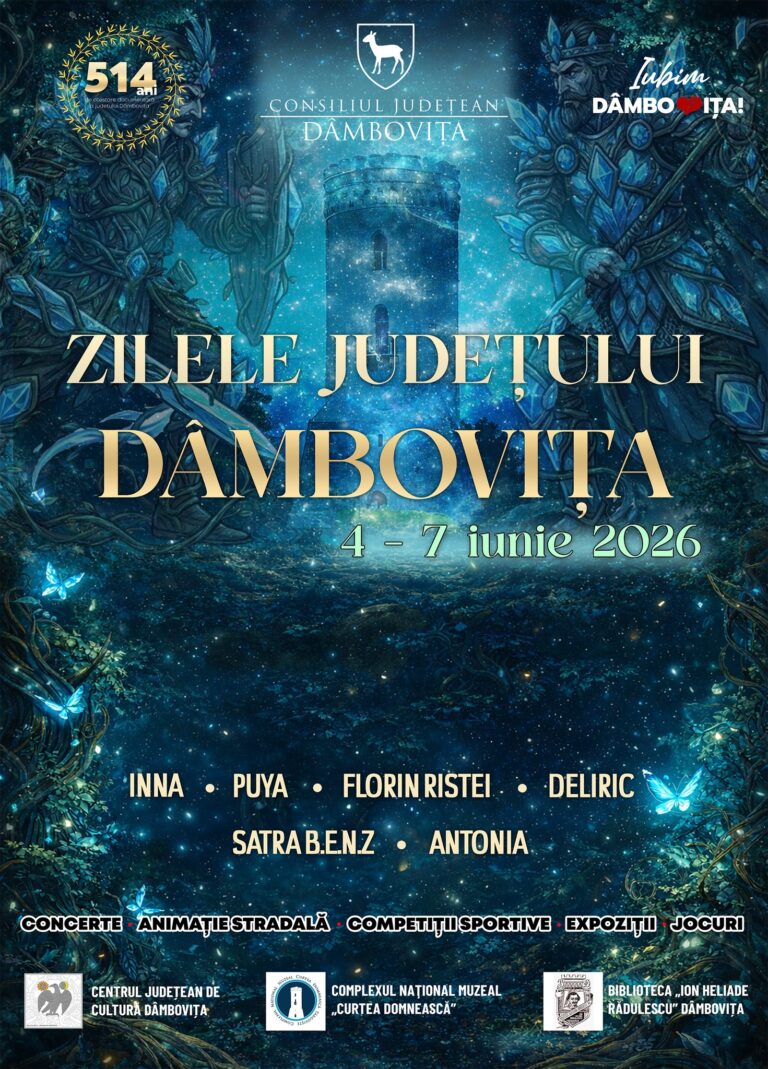 Zilele Județului Dâmbovița (4 – 7 iunie 2026), gata de start!