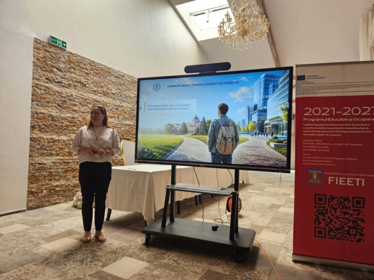 Dialog pentru viitorul inginerilor: Camera de Comerț Dâmbovița a participat la evenimentul organizat de Universitatea Valahia