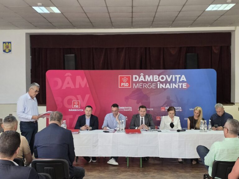 Prima conferință de alegeri din PSD Dâmbovița a avut loc la Șotânga: Constantin Stroe, reconfirmat președinte