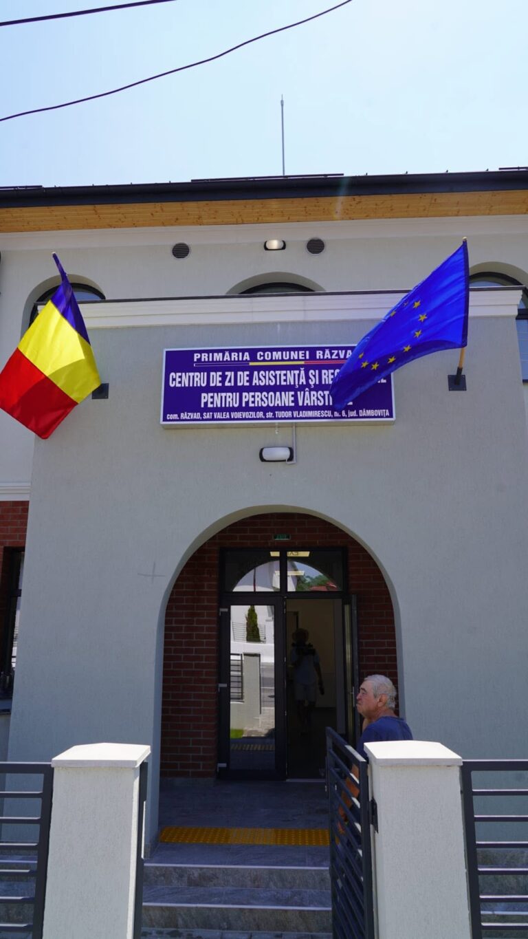 Centrul de zi pentru persoane vârstnice din Valea Voievozilor și-a deschis porțile
