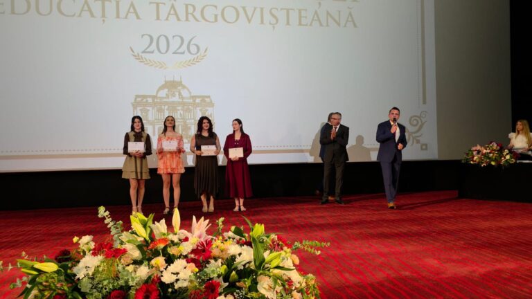 Aproximativ 600 de elevi și profesori, premiați la Gala Performanței în Educația Târgovișteană 2026