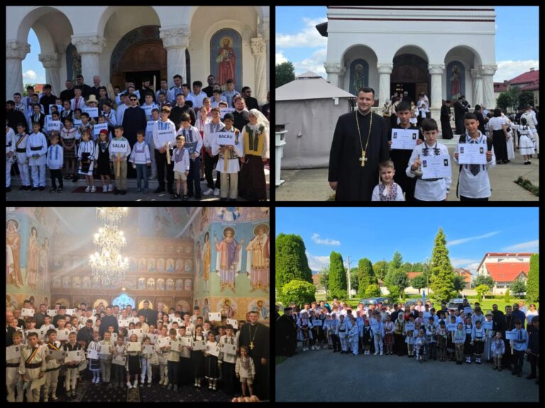 TINERII DIN ARHIEPISCOPIA TÂRGOVIȘTEI AU CÂȘTIGATLOCUL I LA FESTIVALUL INTERNAȚIONAL DE TOACĂ DE LA VICTORIA